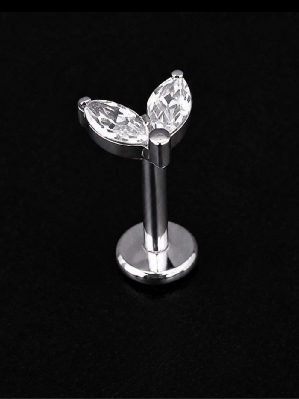 Implant grade titanium 18 g 6mm labret.